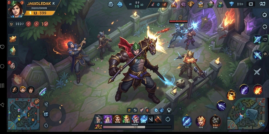 Tampilan aksi seru di gameplay JAGOLEDAK yang mendebarkan.