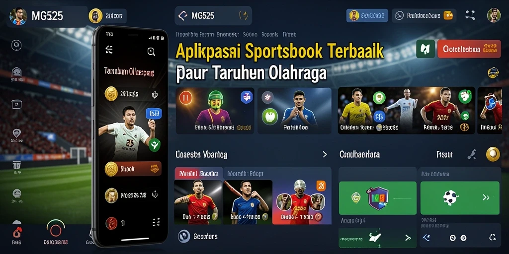 Screenshot <strong>MG525</strong> menunjukkan antarmuka taruhan olahraga yang menarik.